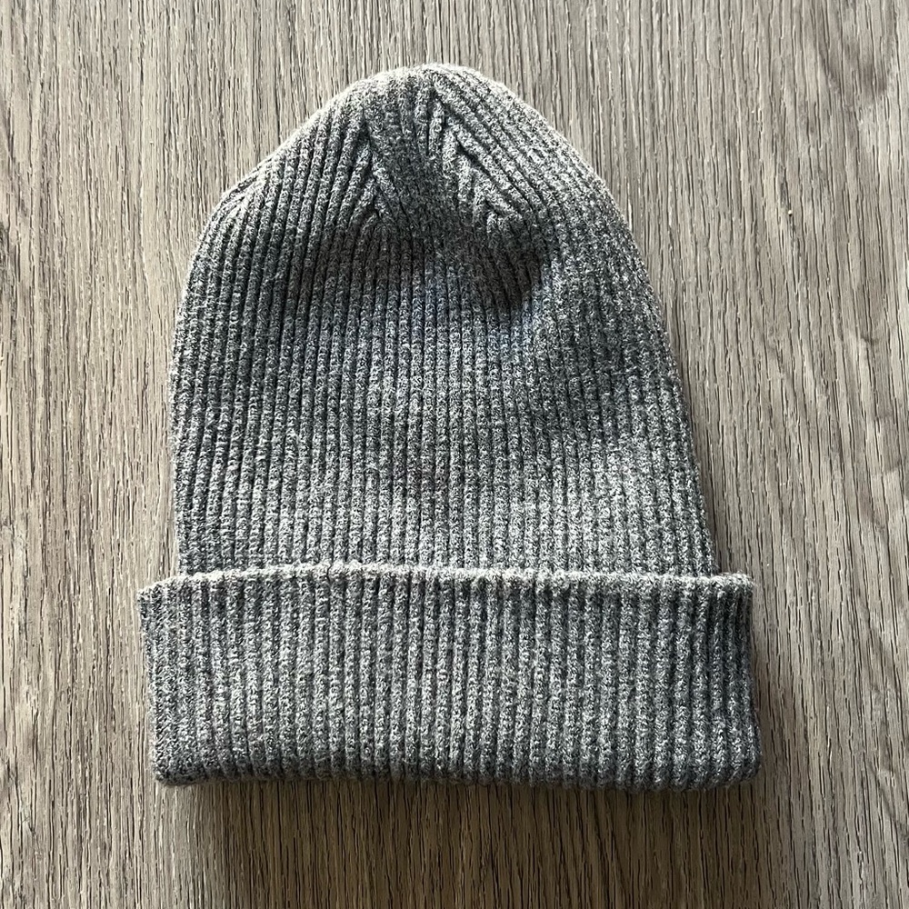 H&M Heather Gray Knit Beanie